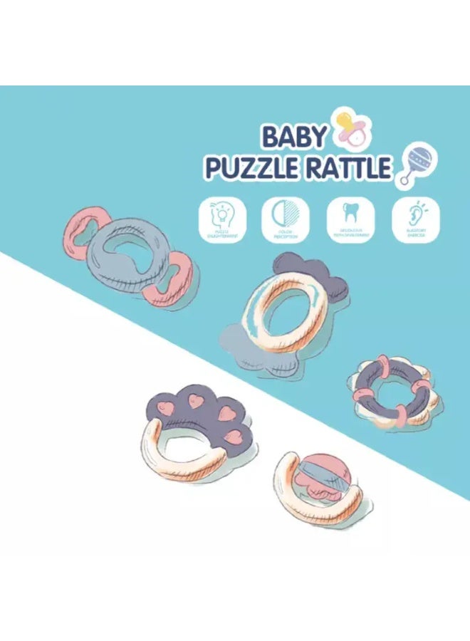 كيدز_ميلودي 🍼 مجموعة ألعاب وعضاضة للرضع – كيدز ميلودي (12 قطعة) - Image 4